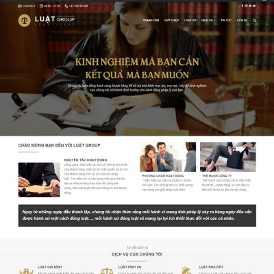 theme wordpress dịch vụ luật sư