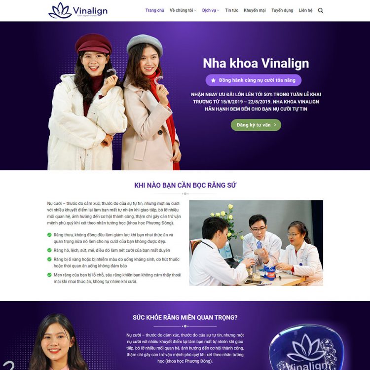 Theme wordpress flatsome nha khoa