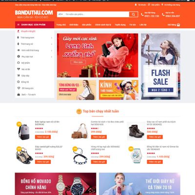 theme wordpress shop bán hàng